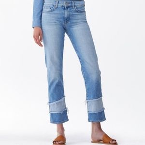 Baldwin Stella Harvey Denim Jeans, Patchwork, Womens 29